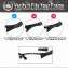 Hkuco Mens Replacement Lenses For Oakley Flak Jacket XLJ-Vented Black/Titanium Sunglasses